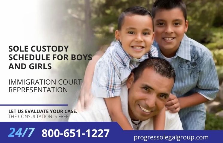 Sole Child Custody Schedule
